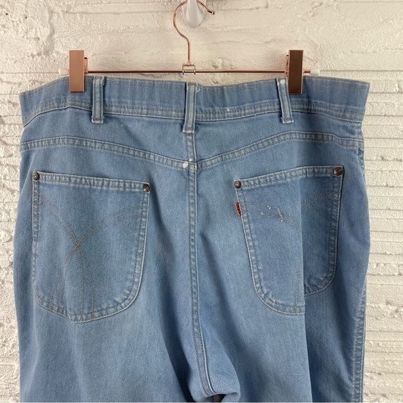 Levi's Vintage Orange Tab With A Skosh More Room Stretch Jean Size 35 X 32 - Picture 5 of 16